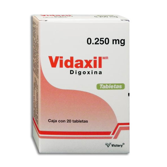 VIDAXIL c/ 20 TABS. 0.250 MG.