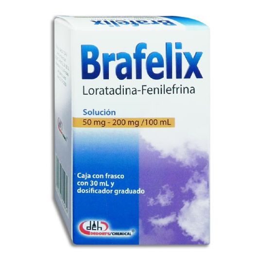 BRAFELIX SOLUCIÓN Fco. 30 ML. 50-200 MG/100 ML. y Dosificador.