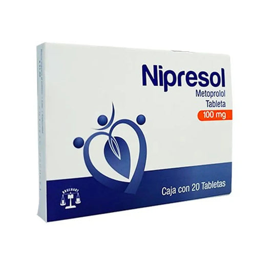 NIPRESOL c/20 TABS. 100 MG.