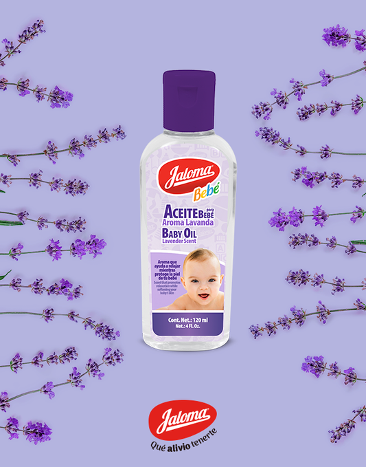 ACEITE PARA BEBÉ Aroma Lavanda (Jaloma) Fco. 120 ML.