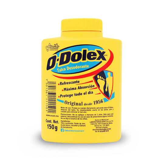 O-DOLEX Amarillo TALCO Desodorante 150 G.