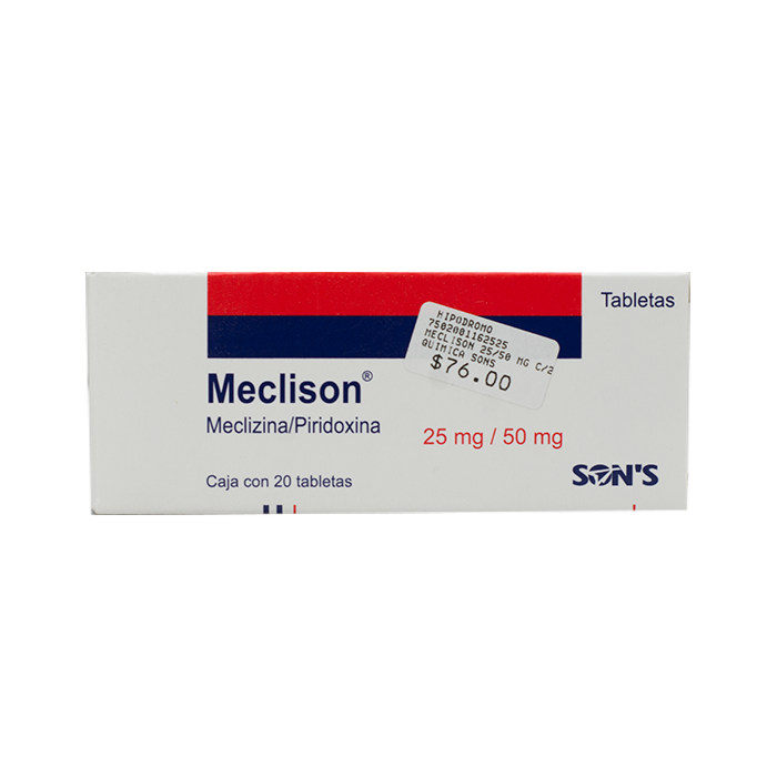 MECLISON c/20 TABS. 25/50 MG.