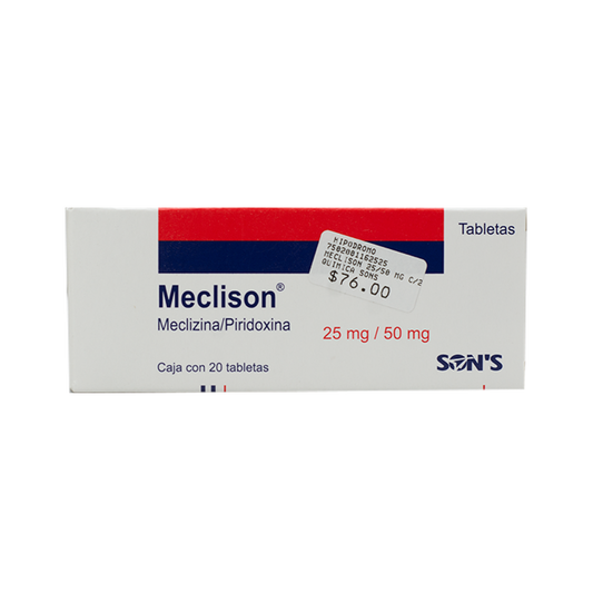 MECLISON c/20 TABS. 25/50 MG.