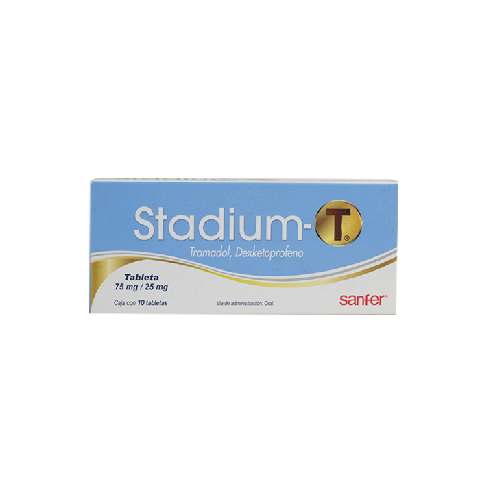 STADIUM-T c/10 TABS. 75/25 MG.