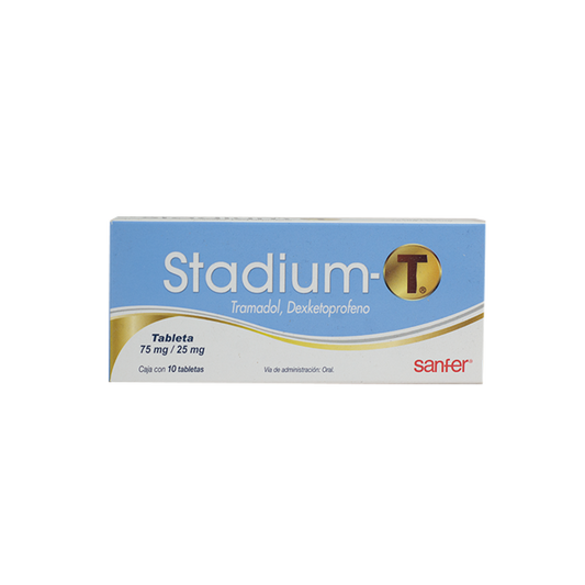 STADIUM-T c/10 TABS. 75/25 MG.