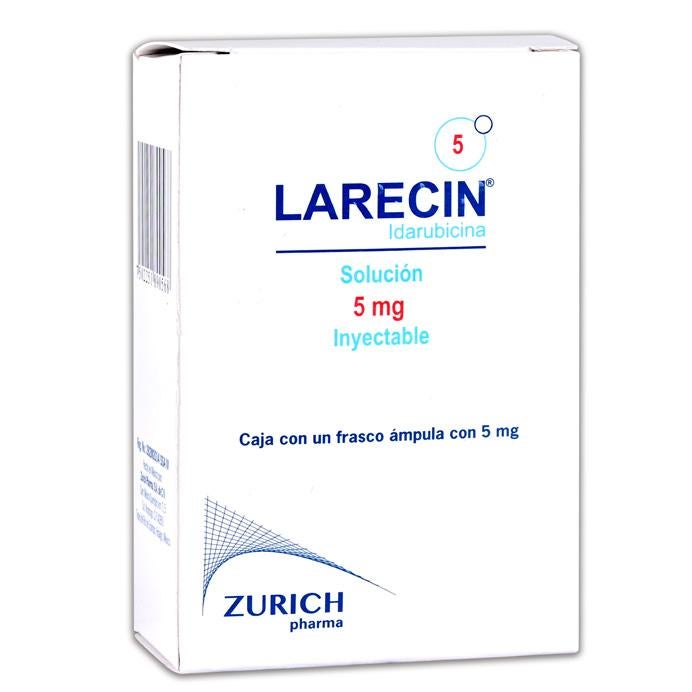 LARECIN Sol. Iny. c/1 FCO. AMP. 5 MG.