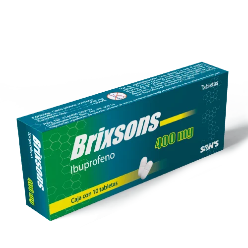 BRIXSONS c/10 TABS. 400 MG.