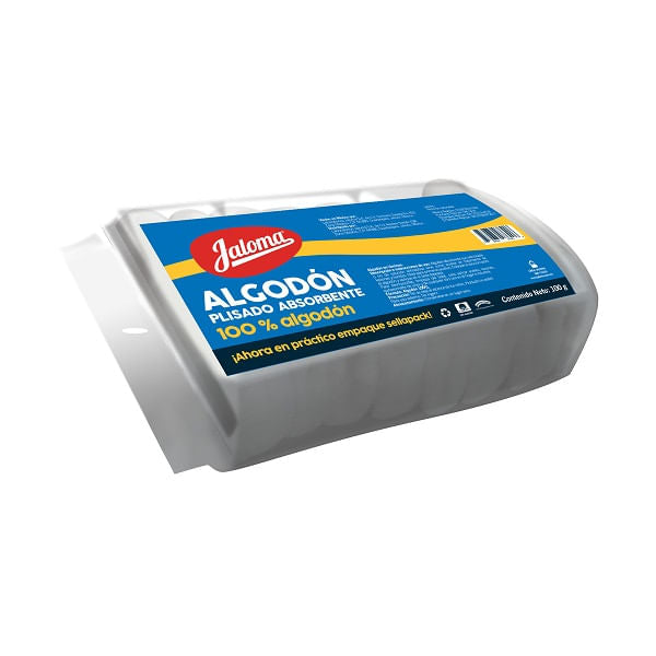 ALGODON ABSORBENTE PLISADO (Jaloma) Bolsa c/100 G.