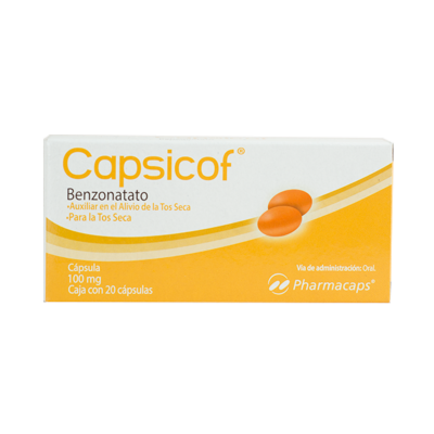 CAPSICOF c/20 CAPS. 100 MG.