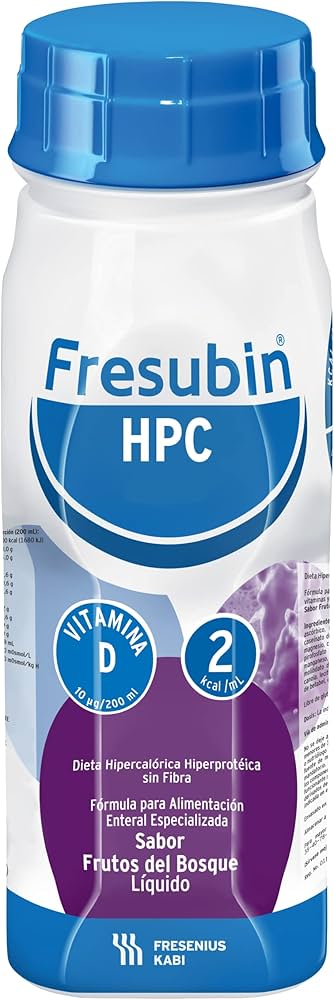 FRESUBIN HPC LÍQUIDO Sabor Frutos del bosque 200 ML. 2 Kcal/1 mL.