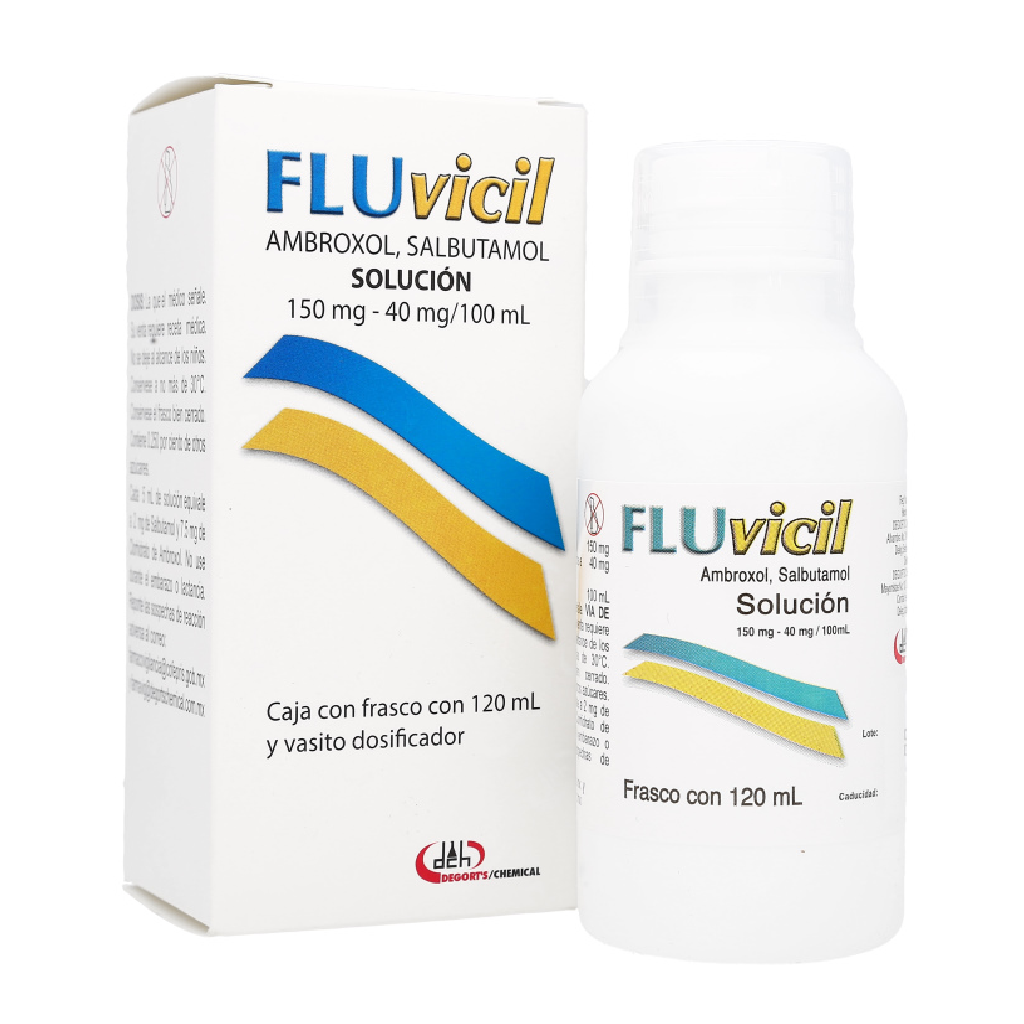 FLUVICIL SOL. Fco. 120 ML. 150-40 MG/100 ML.