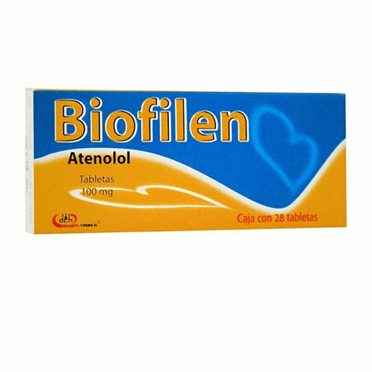 BIOFILEN c/28 TABS. 100 MG.