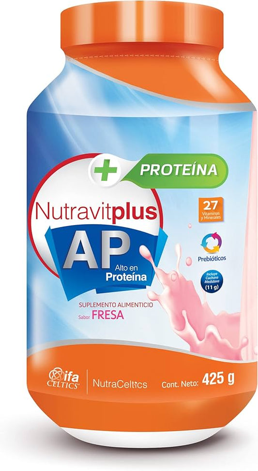 NUTRAVITPLUS AP Sabor FRESA Fco/Polvo 425 G.