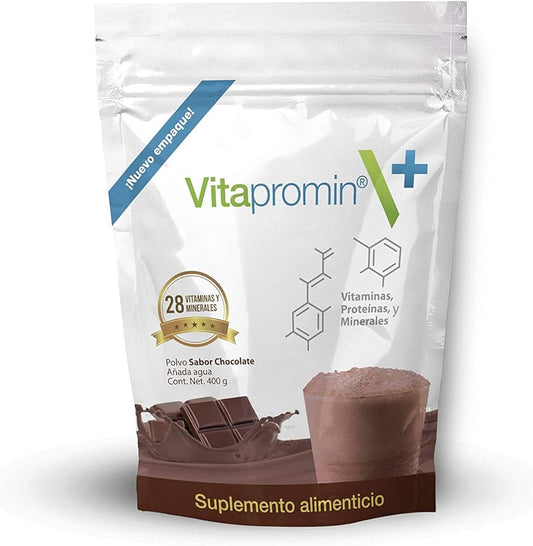 VITAPROMIN POLVO Sabor Chocolate BOLSA c/400 G.