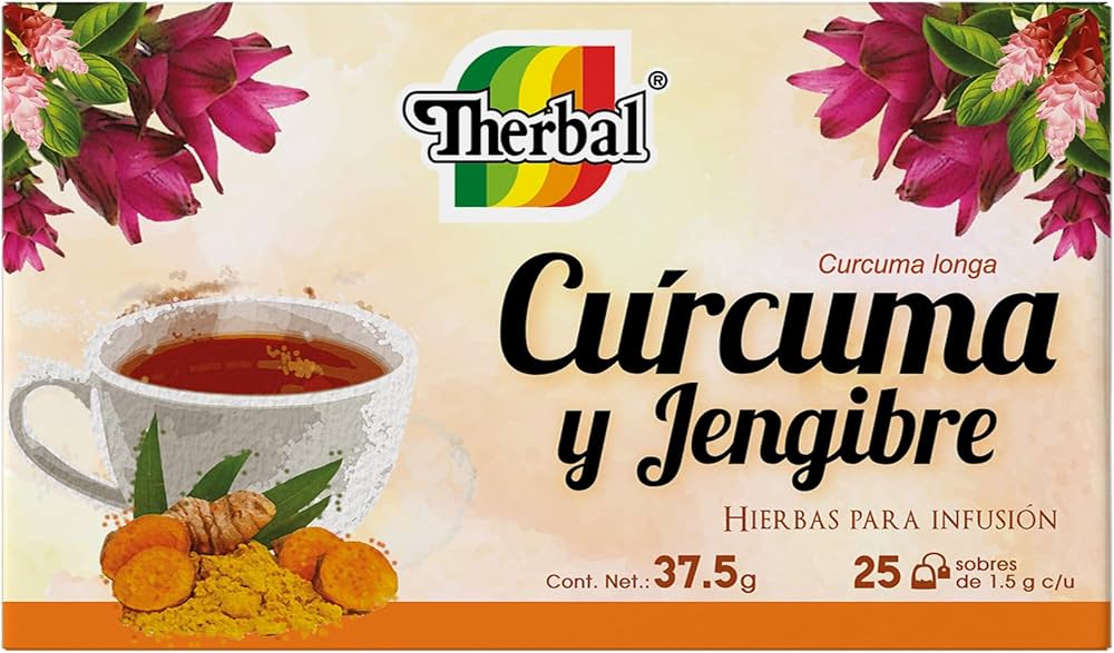 CÚRCUMA Y JENJIBRE p/Infusión c/25 SOBS. 1.5 G.