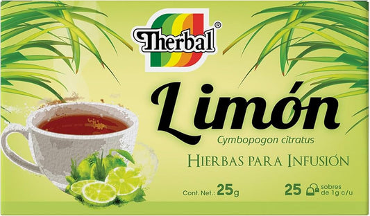 LIMÓN p/Infusion c/25 SOBS. 1 G.