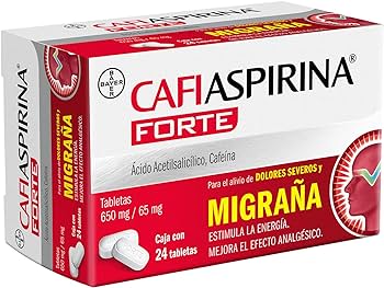 CAFIASPIRINA FORTE c/24 TABS. 650/65 MG.