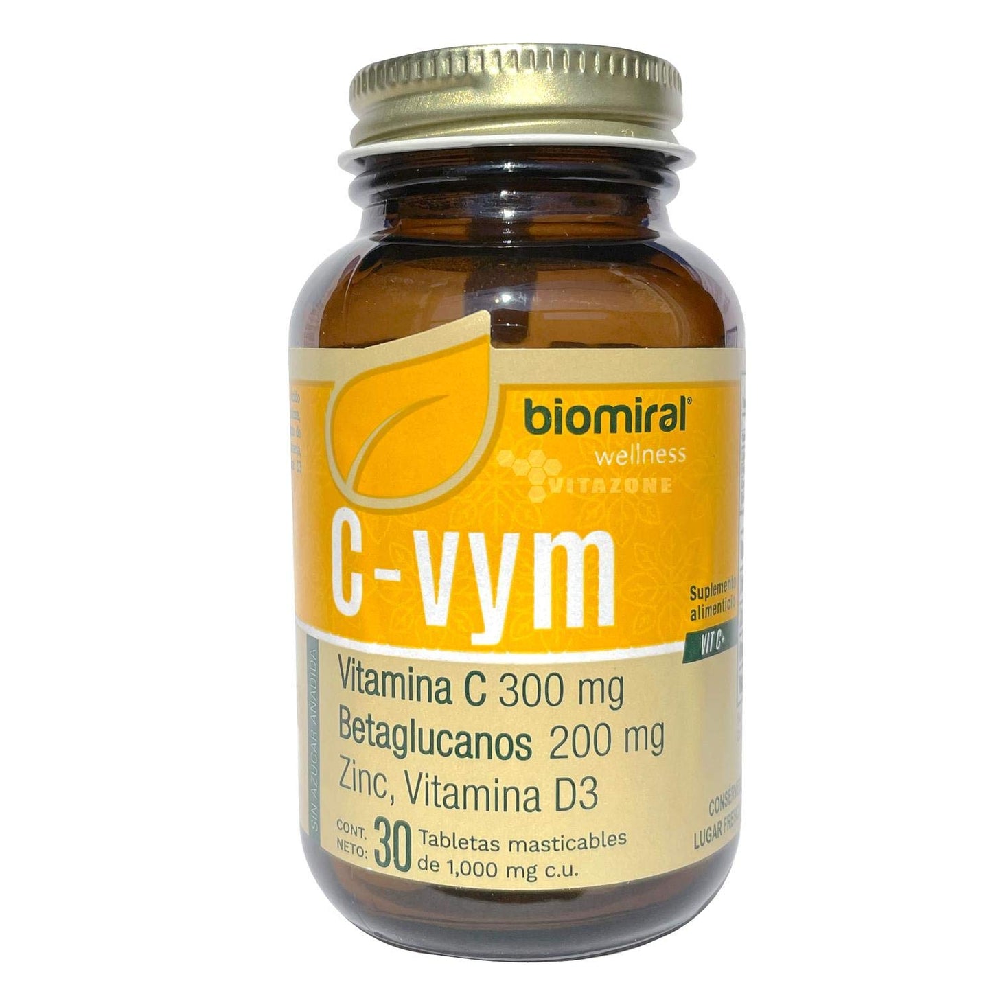 C-VYM c/30 TABS Masticables 1000 MG.