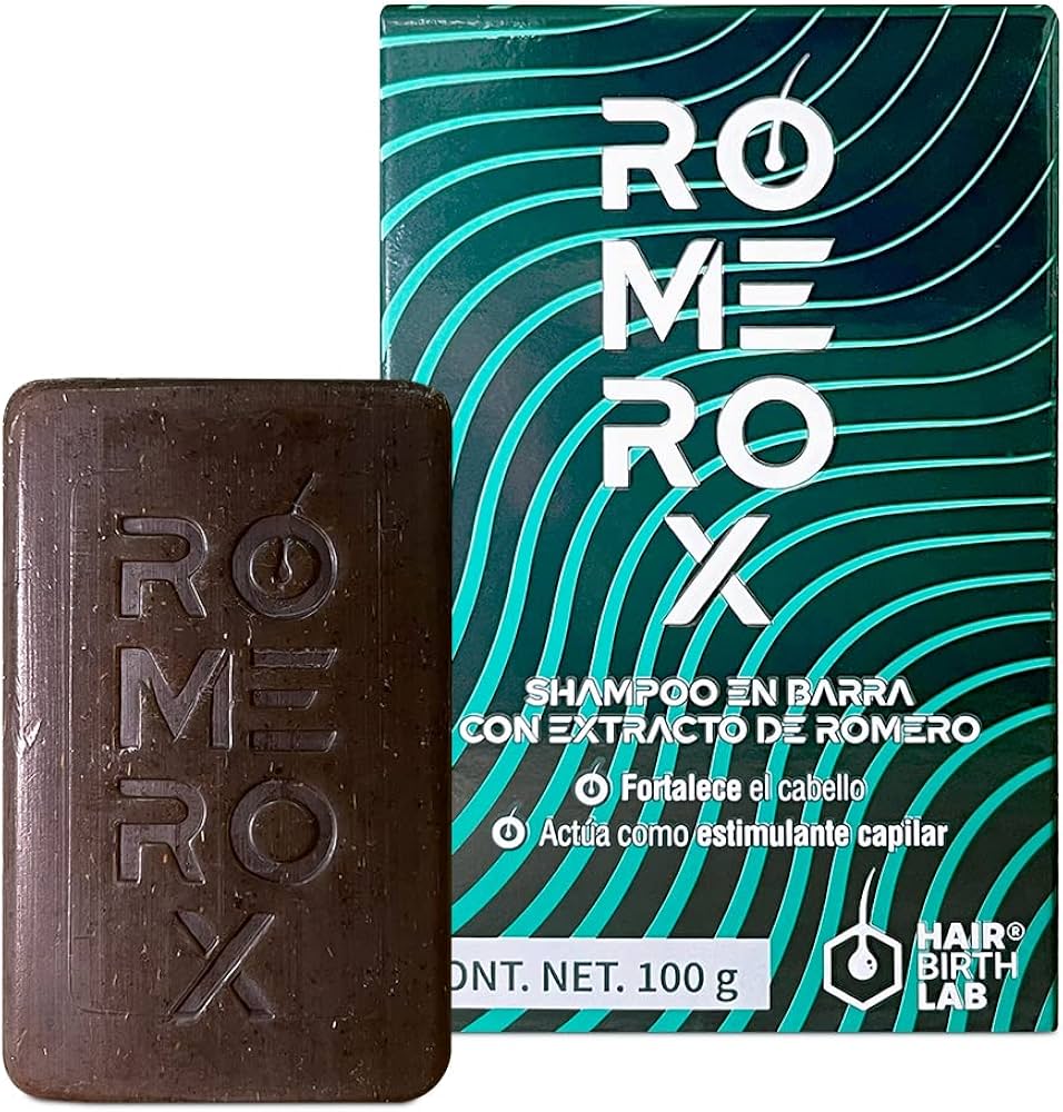 ROMEROX Shampoo c/EXTRACTO DE ROMERO Barra c/100 G.