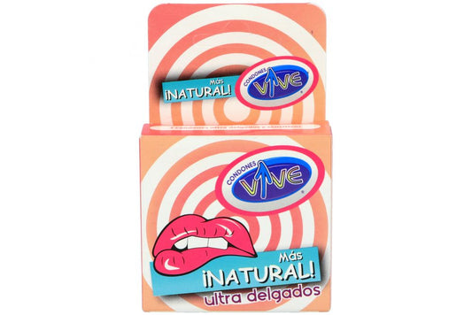 VIVE MÁS NATURAL Ultra Delgados Cja. c/3 CONDONES.