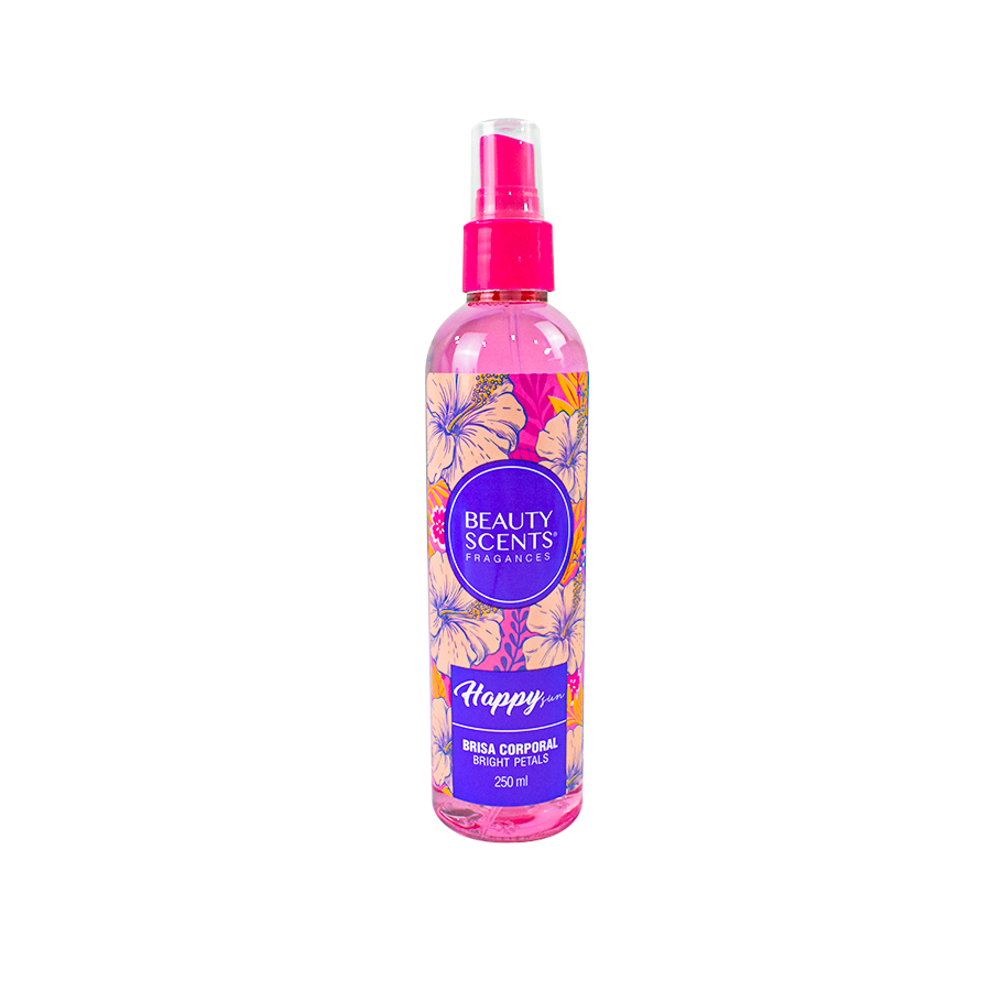 BEAUTY SCENTS HAPPY DAY BRIGHT PETALS Brisa Corporal Fco. c/250 ML.