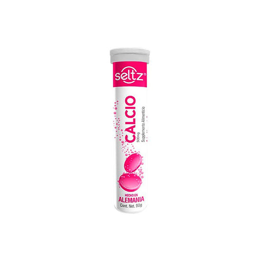 CALCIO+VITAMINA D3+JLP (Seltz) c/20 TABS. EFERVS. Sab. Lmda. Rosa 4.5 G.