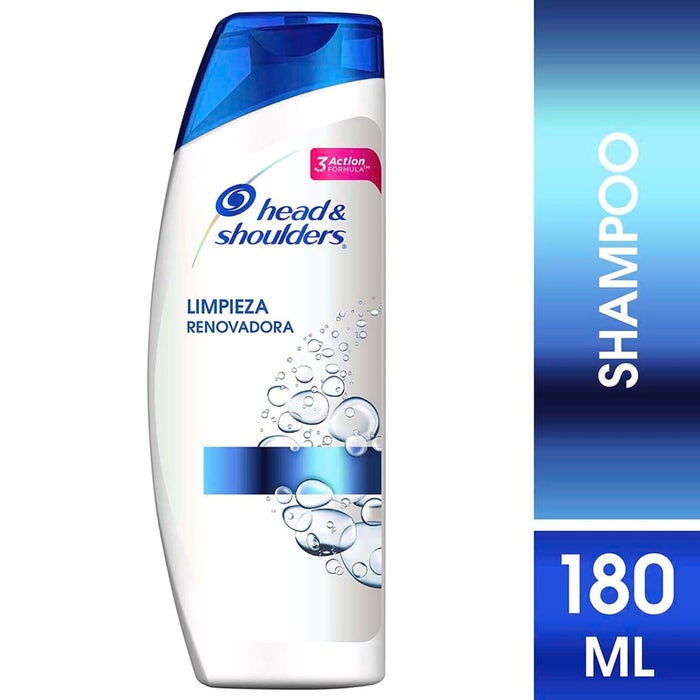 HEAD&SHOULDERS Limpieza Renovadora SHAMPOO Fco. 180 ML.