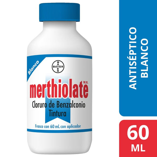 MERTHIOLATE BLANCO SOL. c/Aplicador Fco. 60 ML.