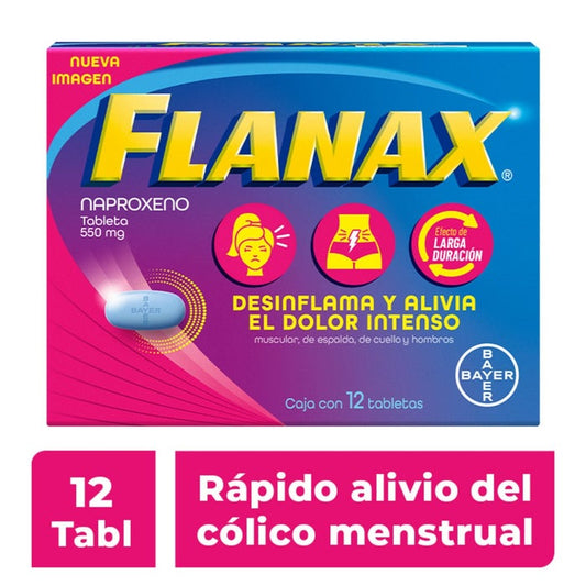 FLANAX CÓLICO c/12 TABS. 550 MG.