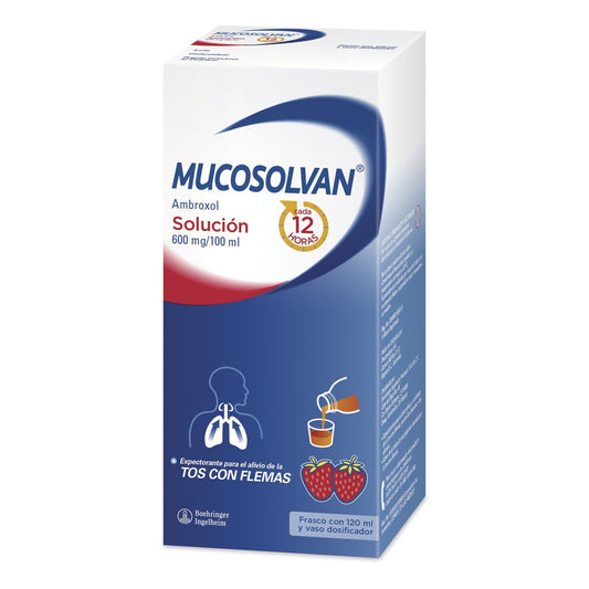 MUCOSOLVAN 12H SOL. 120 ML. 600 MG/100 ML.