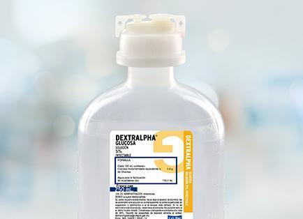 DEXTROSA CLORUROSÓDICA Sol. Iny. 0.9/5% Envase 500 ML.