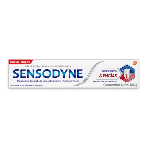 SENSODYNE SENSIBILIDAD & ENCÍAS Crema Dental Tubo c/100 G.