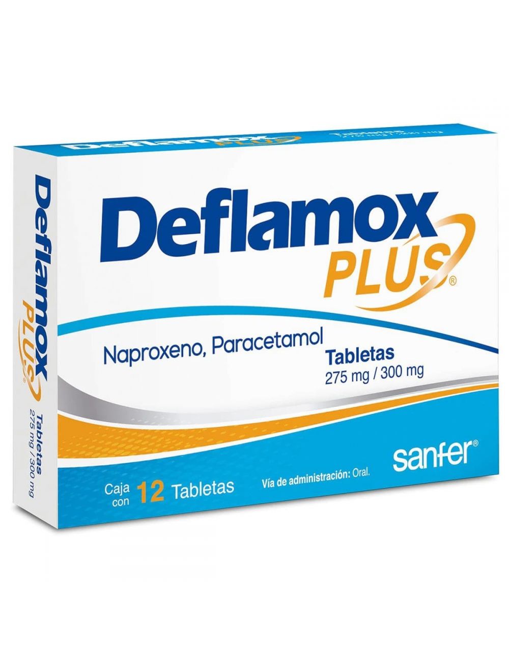 DEFLAMOX PLUS c/12 TABS. 275/300 MG.