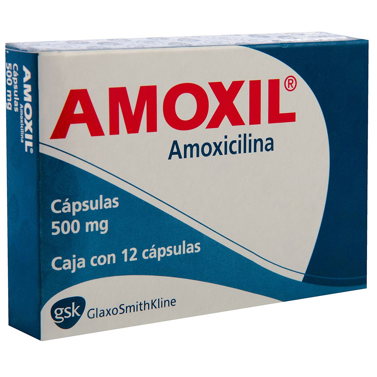 AMOXIL c/12 CAPS. 500 MG.