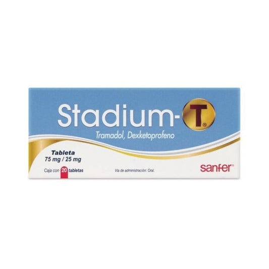 STADIUM-T c/20 TABS. 75/25 MG.