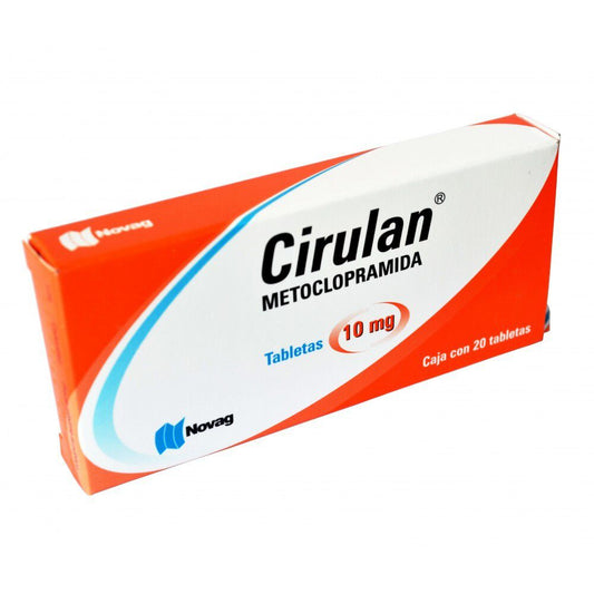 CIRULAN c/20 TABS. 10 MG.