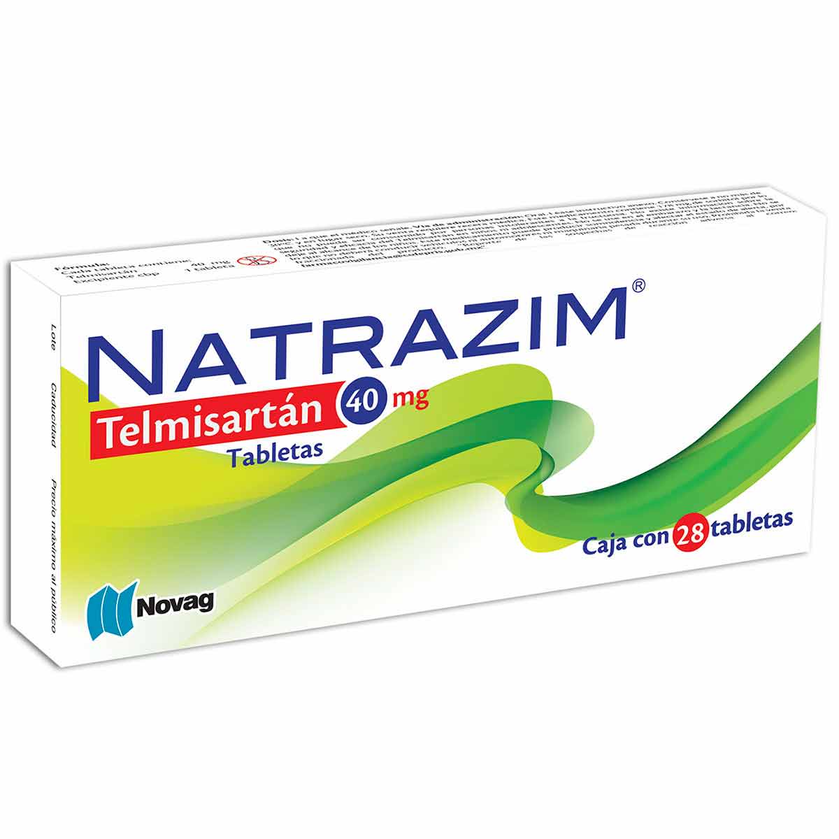 NATRAZIM c/28 TABS. 40 MG.