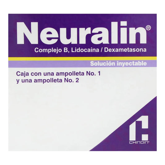 NEURALIN Sol. Iny. c/2 AMPTAS. (1-2) 200-100-5-30-4 MG/3 ML.