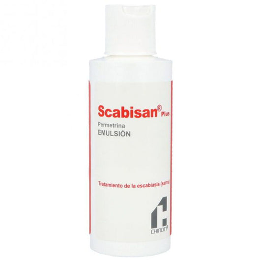 SCABISAN Plus EMULSIÓN Fco. 120 ML. 5 G/100 ML.