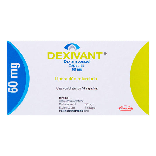 DEXIVANT c/14 CAPS. L.R. 60 MG.