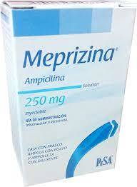 MEPRIZINA Sol. Iny. c/1 FCO. AMP. 250 MG/2 ML.