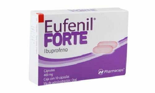 EUFENIL FORTE c/10 CAPS. 400 MG.