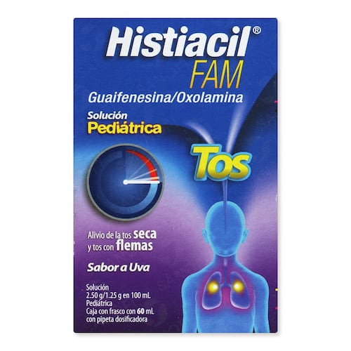 HISTIACIL FAM SOL. Pediátrica Fco. 60 ML. 2.5-1.25 G/100 ML.