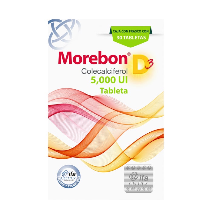 MOREBON D3 c/30 TABS. 5000 UI.