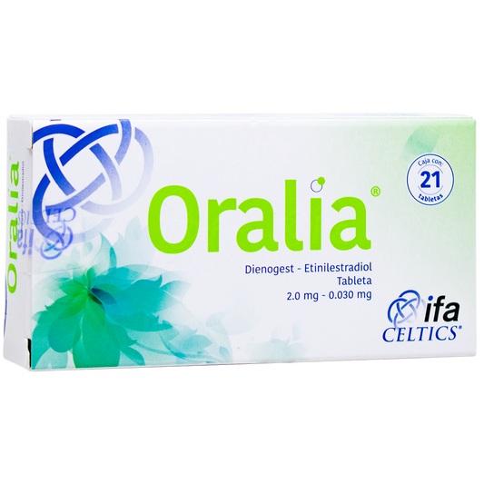 ORALIA c/21 TABS. 2.0/0.030 MG.