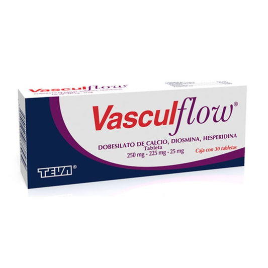 VASCULFLOW c/30 TABS. 250/225/25 MG.