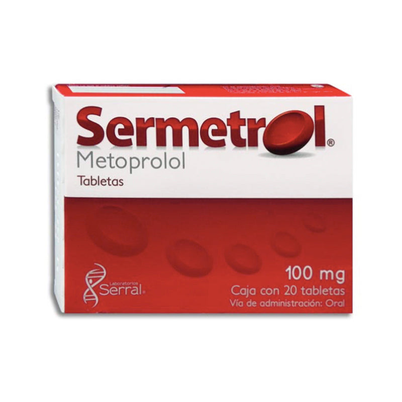 SERMETROL c/20 TABS. 100 MG.