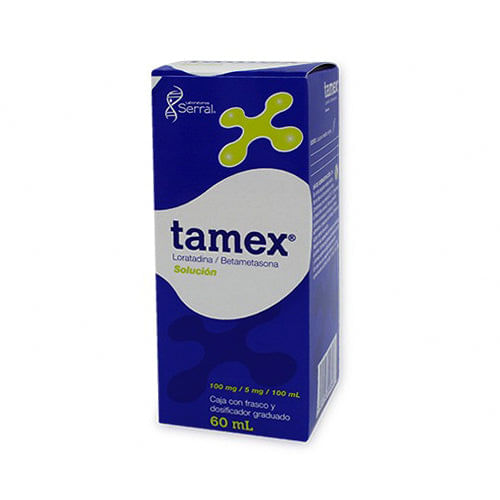 TAMEX SOLUCIÓN Fco. 60 ML. 100-5 MG/100 ML.