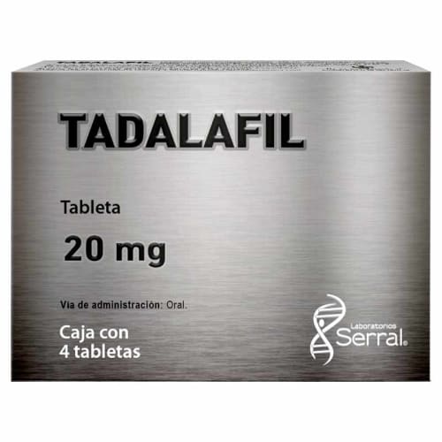 TADALAFIL (Serral) c/4 TAB. 20 MG.