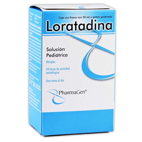 LORATADINA (Pharmagen) SOL. GOTAS Pedtca. Fco. 30 ML. 100 MG/100 ML.